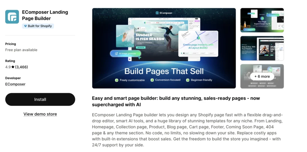 EComposer – Shopify Page Builder